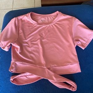 NVGTN PINK CROSSBODY TOP